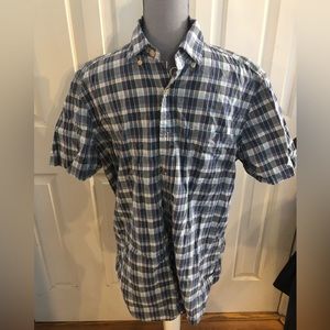 Nautica short sleeve dress shirt medium